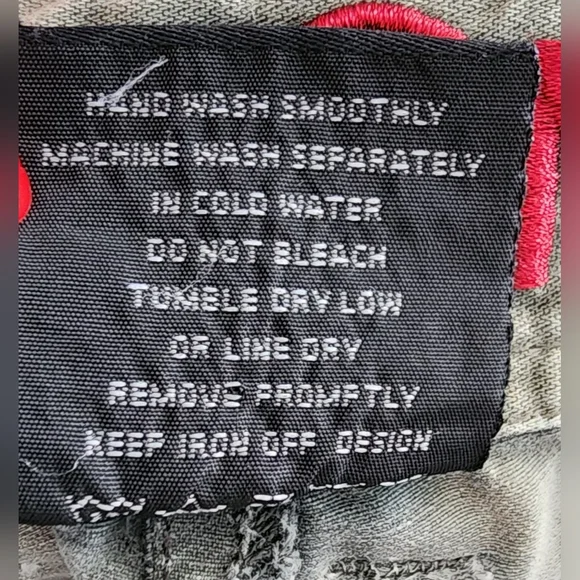 FUBU Men Short Cargo Size 34 Grey Button Zipper Pockets Cotton - Picture 9 of 9